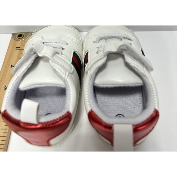 Baby Shoes Soft Sneaker Unisex Non-Slip Sole Infant First Walkers Size 3 GUC - Picture 9 of 10